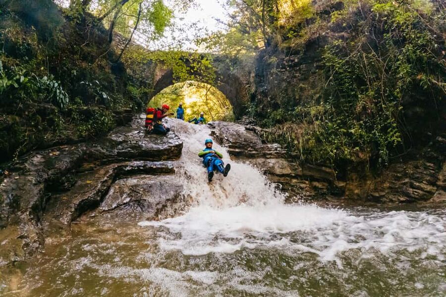 From Tignale, Lake Garda: Beginner-Friendly Canyoning Tour - The 30-minute walk in is part of the challenge