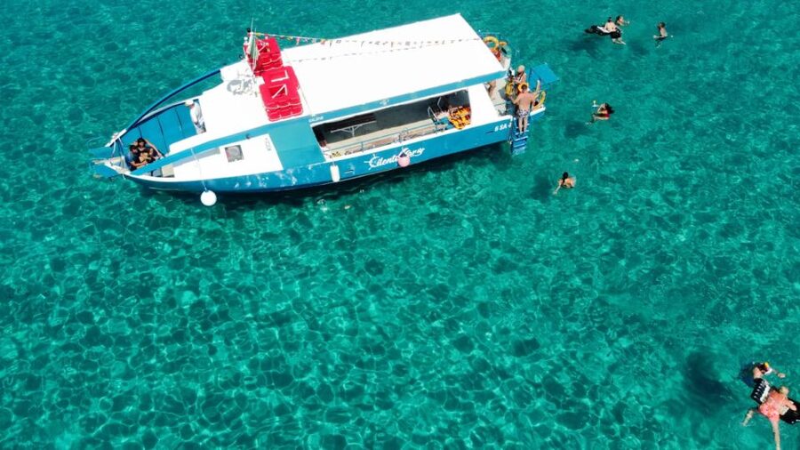 From Tropea: Capo Vaticano boat tour with snorkel & aperitif - The first coastal sights near Tropea