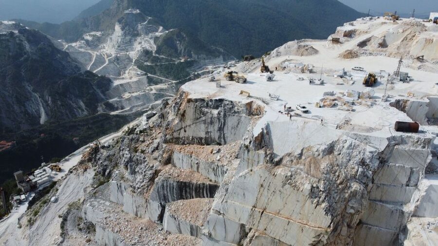 From Tuscany Carrara: Marble Quarries Tour by Jeep - Meeting beside the marble obelisk