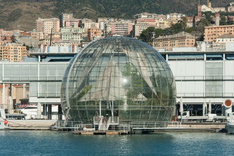 Genoa: Biosfera Entrance Ticket - Genoa’s glass sphere beside the Old Port