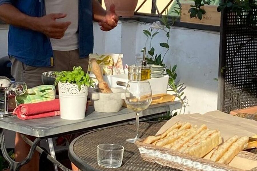 Genova: Homemade Pasta & Pesto Local Chef Class with Wine - A Genoese cooking class with a view