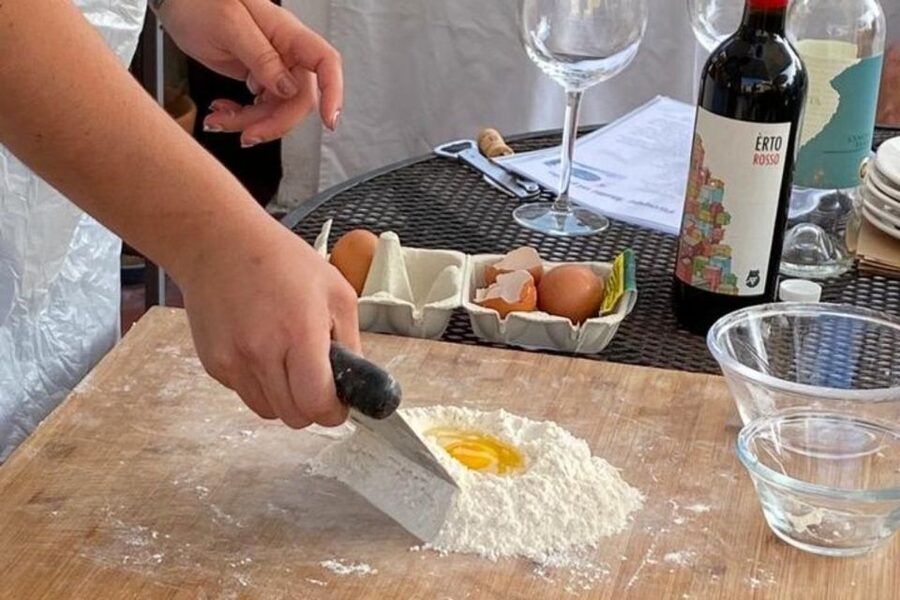 Genova: Homemade Pasta & Pesto Local Chef Class with Wine - What happens before the cooking begins