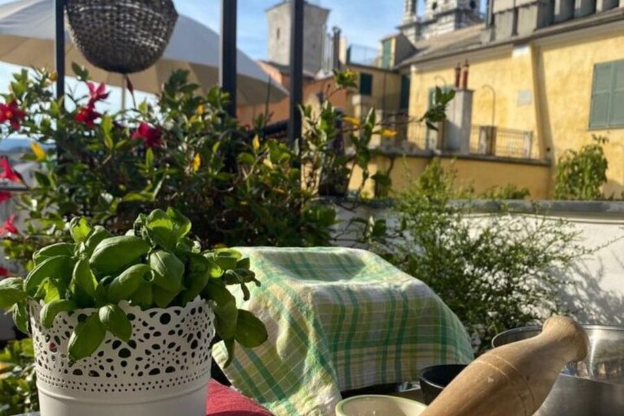 Genova: Homemade Pasta & Pesto Local Chef Class with Wine - Mixing, rolling, and shaping fresh pasta
