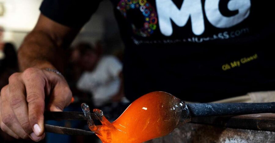 Glass Blowing Show Visit Murano Glass Factory & Showroom OMG - Is the Original Murano Glass OMG show worth booking?