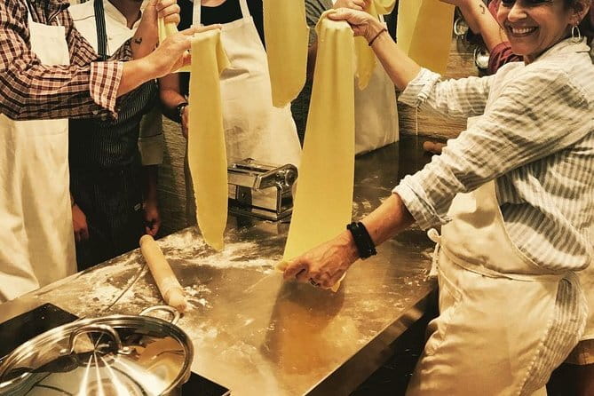 Hands-On Pasta Cooking Class in Florence with optional Pizza - Dinner with wine and new table companions
