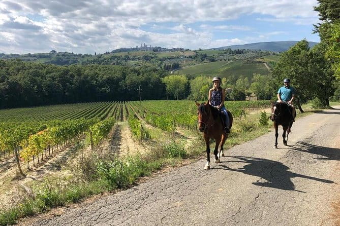 Horseback Ride in S.Gimignano with Tuscan Lunch Chianti Tasting - The horseback ride: calm horses and big views