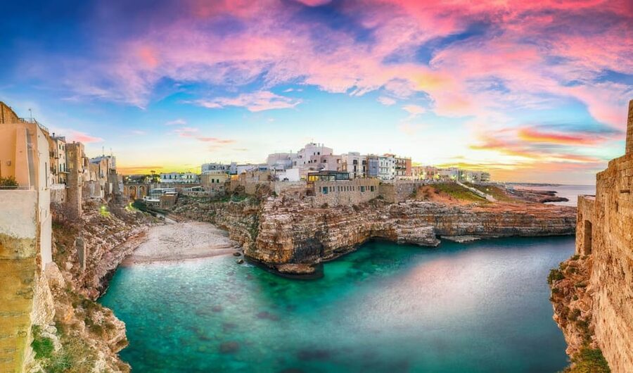 Itria Valley: Polignano, Ostuni, and Locorotondo, from Bari - Polignano a Mare, cliffs and sea views first