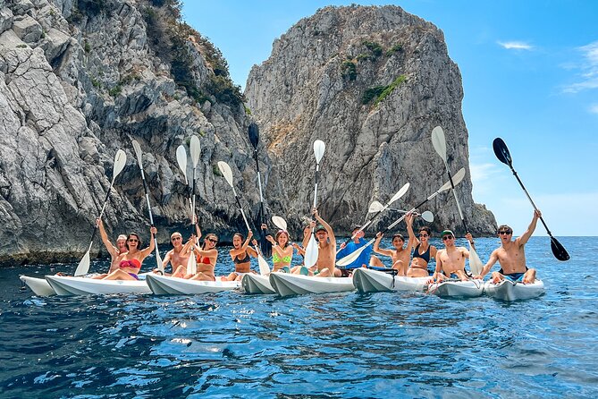 Kayak tour in Capri between caves and beaches. Photos included. - Starting at Marina Piccola and Scoglio delle Sirene