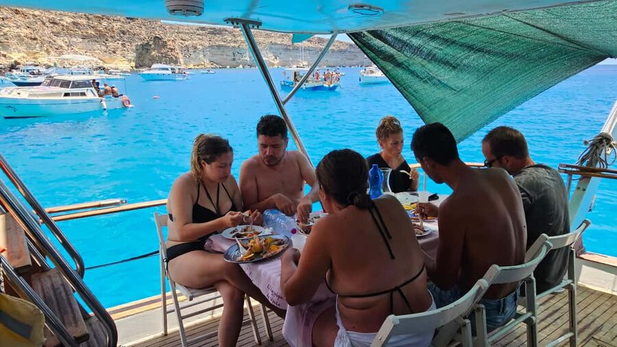 Lampedusa: Yacht excursion, swimming stops and typical lunch - Rabbit Island and Isola dei Conigli