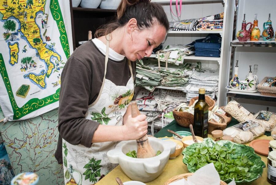 Levanto: Pesto-Making Class - Entering Levanto’s pesto workshop