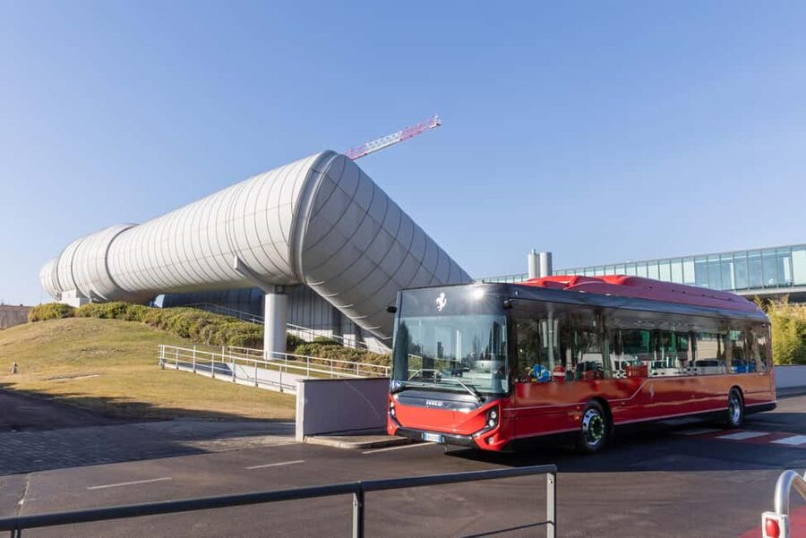 Maranello: Ferrari Museum and Fiorano Track Combo Eco Tour - Following Viale Enzo Ferrari toward Fiorano