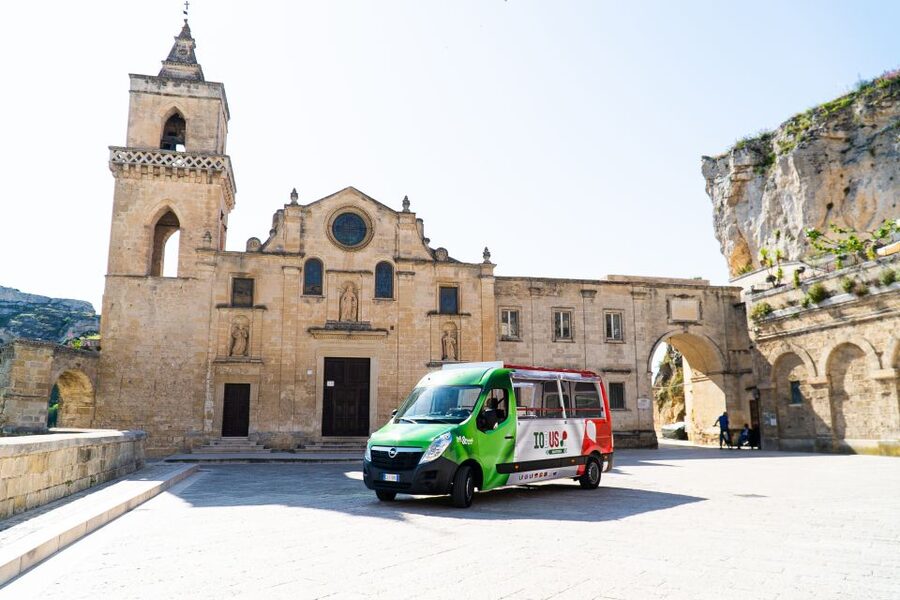 Matera: Open Top Bus Tour with Entrance to Casa Grotta - Piazza San Pietro Caveoso and Matera after dark