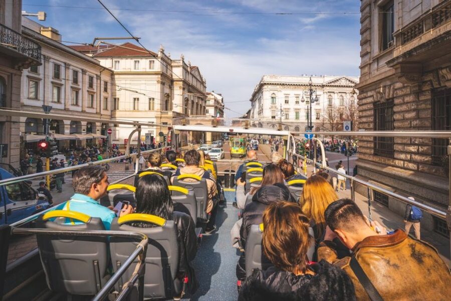 Milan: Gray Line Milan Open Tour Hop-On Hop-Off Bus Tour - Sant’Ambrogio, science, and Navigli