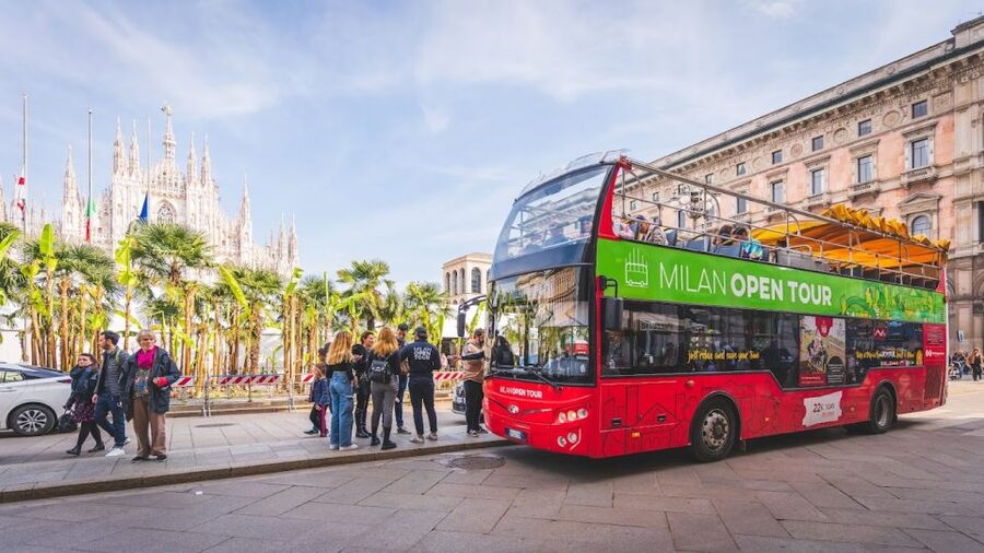 Milan: Gray Line Milan Open Tour Hop-On Hop-Off Bus Tour - Riding comfort in sun and rain