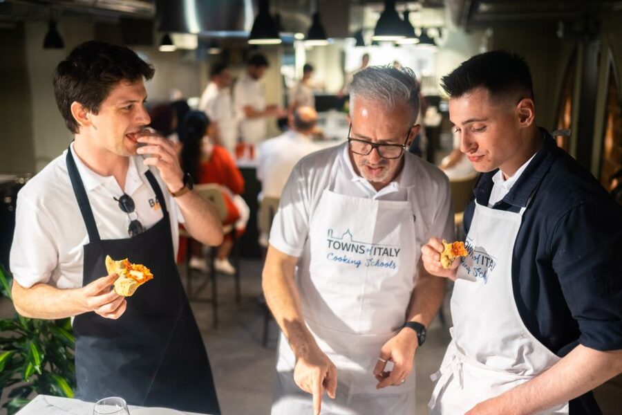 Milan: Pizza or Pasta and Gelato-Making Class with Wine - Pizza dough, sauce, and the work of a pizzaiolo