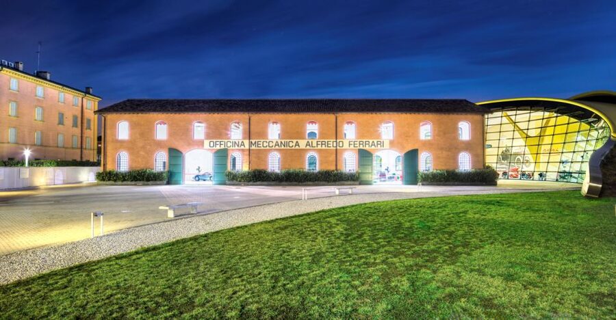 Modena: Enzo Ferrari Museum Entrance Ticket - The yellow building sets the mood