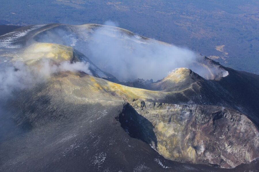 Mount Etna: Summit Crater Trek with Cable Car - Reaching the Bocca Nuova at about 3,300 meters