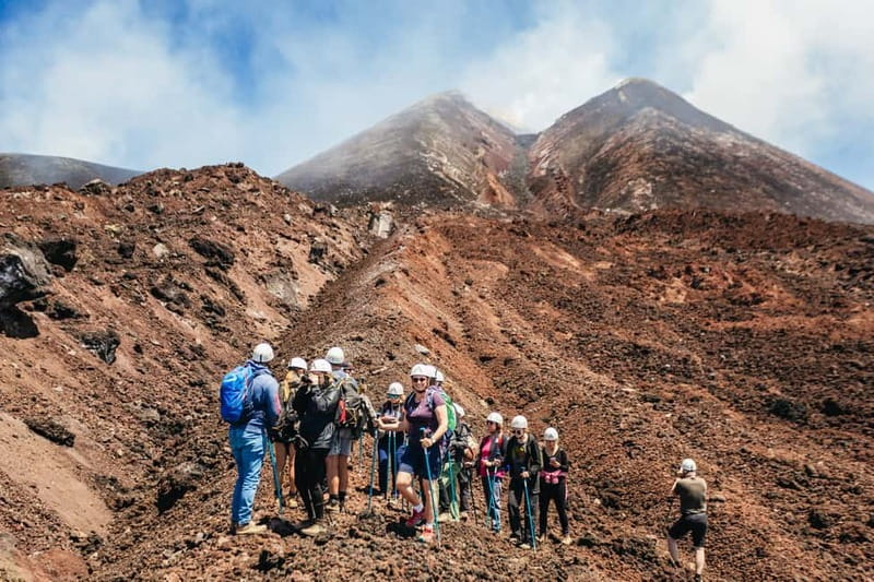 Mount Etna: Summit Trek with Cable Car and snack included - Walking back to the cable car