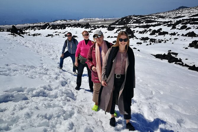 Mt. Etna and Taormina village full day tour from Catania - Walking Etna’s volcanic paths near 2,200 meters