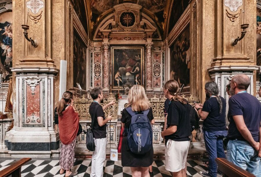 Naples: Downtown Tour with Veiled Christ & St Clare Tickets - Naples Cathedral and the finish near Santa Maria Assunta