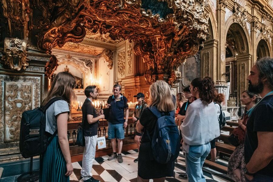 Naples: Downtown Tour with Veiled Christ & St Clare Tickets - San Domenico Maggiore and Piazza Nilo