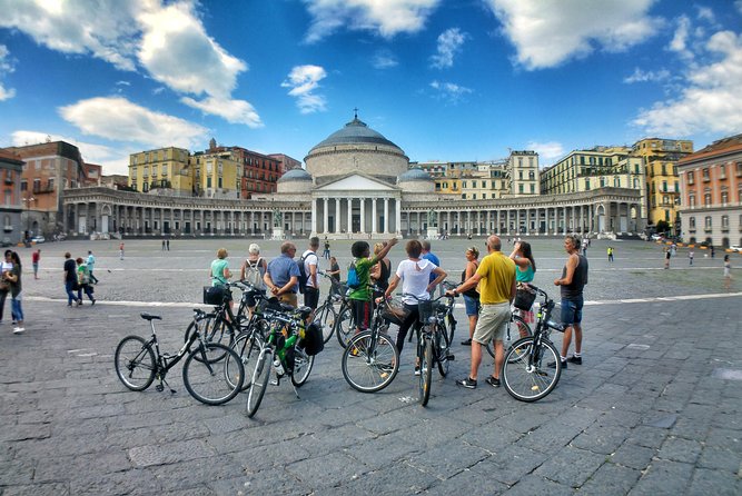 Naples Guided Tour by Bike - Piazza del Plebiscito and the ride back