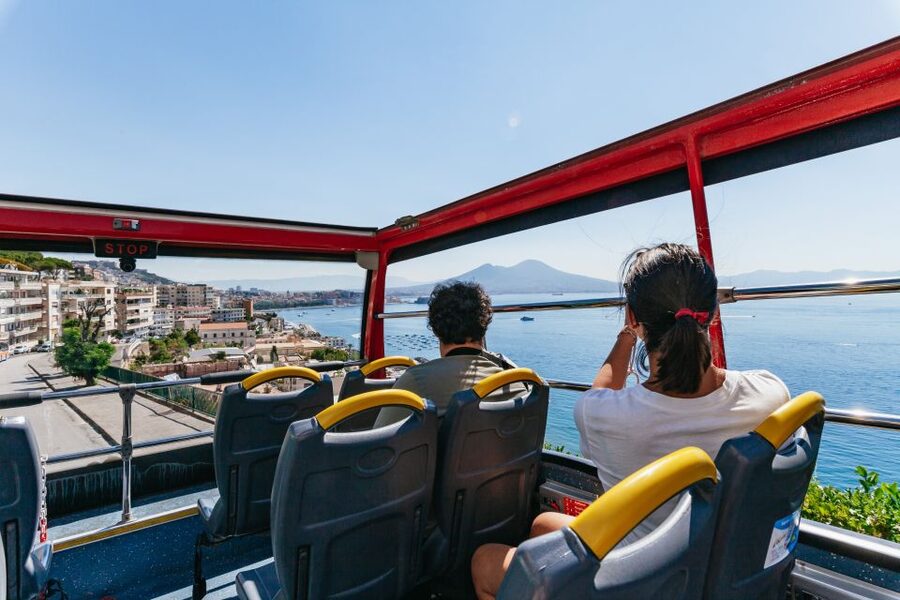 Naples: Hop-on Hop-off Bus Tour 24-Hour Ticket - Line A: Naples history from Largo Castello to the National Archaeological Museum