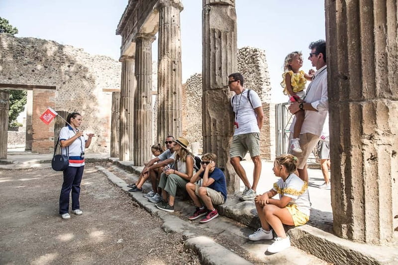 Naples or Sorrento: Full-Day Pompeii and Mount Vesuvius Tour - The crater rim and Bay of Naples views