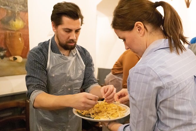 Naples Pasta Class: Fettuccine & Ravioli with Grandma’s Recipe - Eating the meal you prepared