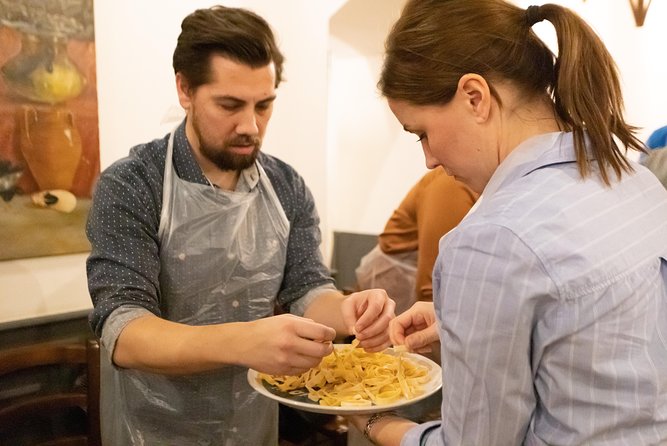 Naples Pasta Class: Fettuccine & Ravioli with Grandma’s Recipe - Mixing dough and learning the basic technique