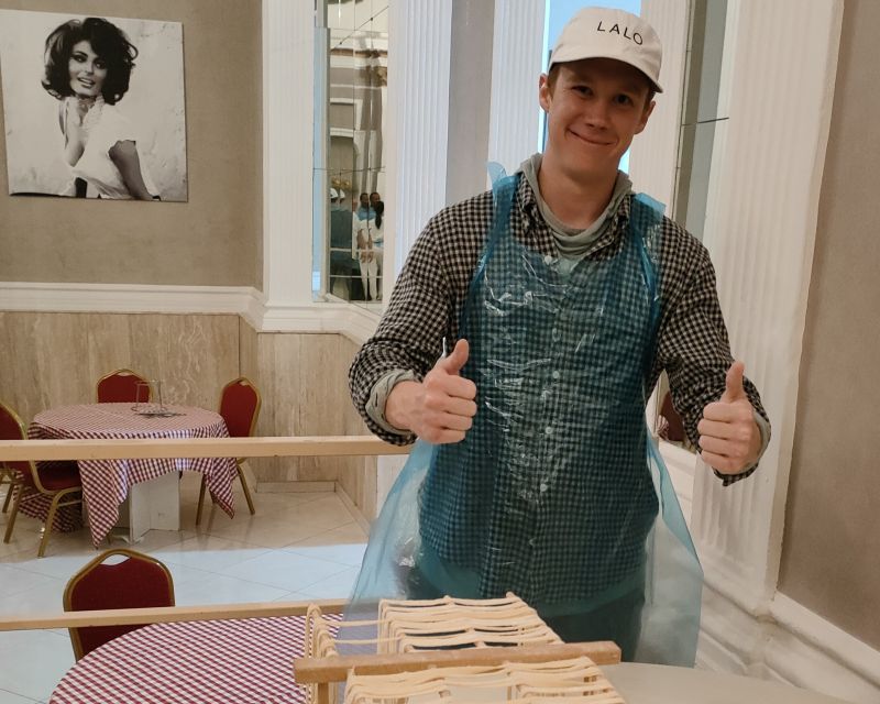 Naples: Pasta Making Class with Starter and Drink - What You Take Home