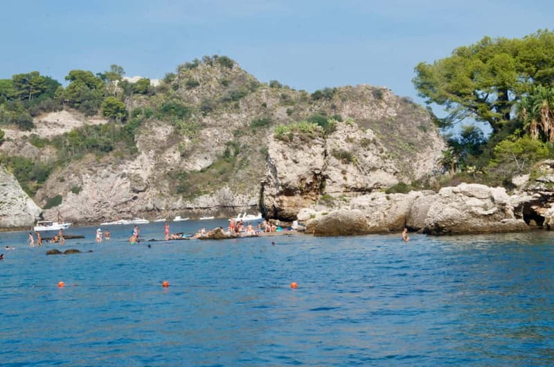 Naxos: Taormina Boat Tour with Snorkeling and Prosecco - Prosecco, fruit, sweets, and music on the return route