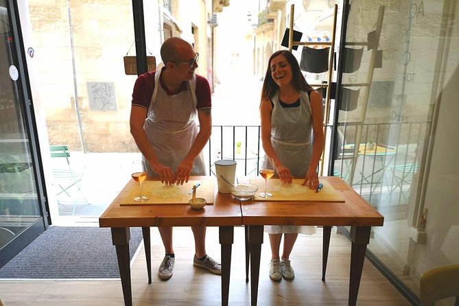 Orecchiette Cooking Class and Wine Pairing in Lecce - Turning flour and water into pasta