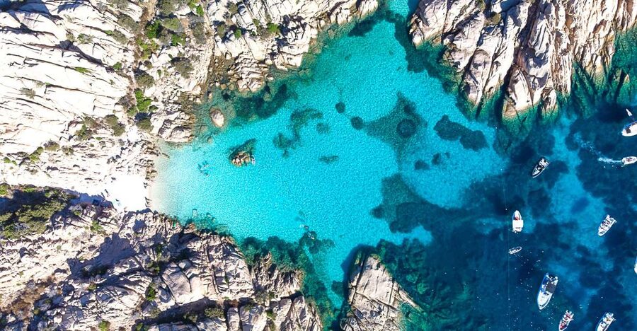 Palau: La Maddalena Archipelago and Caprera Island Boat Tour - Spargi and the white sand of Cala Corsara