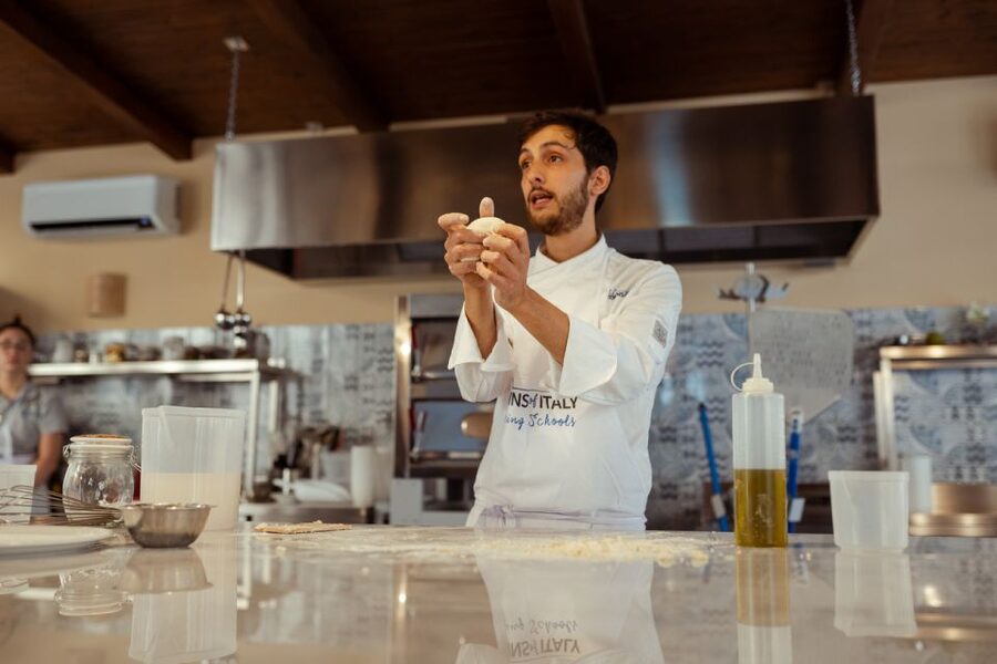 Palermo: Pizza and Gelato Cooking Class with Dinner and Wine - Key points at a glance