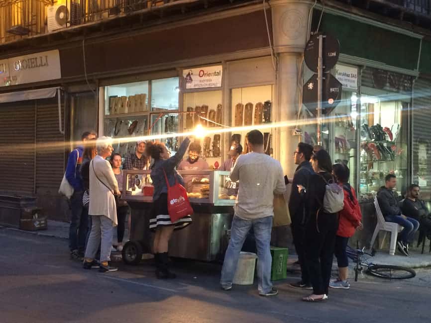 Palermo: Small Group Night Street Food Tour - Sicilian beer and wine along the way
