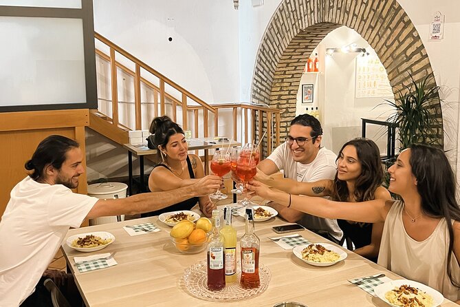 Pasta Cooking Class Near the Colosseum with 3 Spritz Cocktails - Making fettuccine from flour to plate