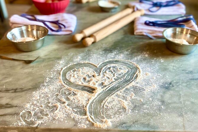 Pastamania - Florence Pasta Making Class - Rolling dough for three Italian pastas