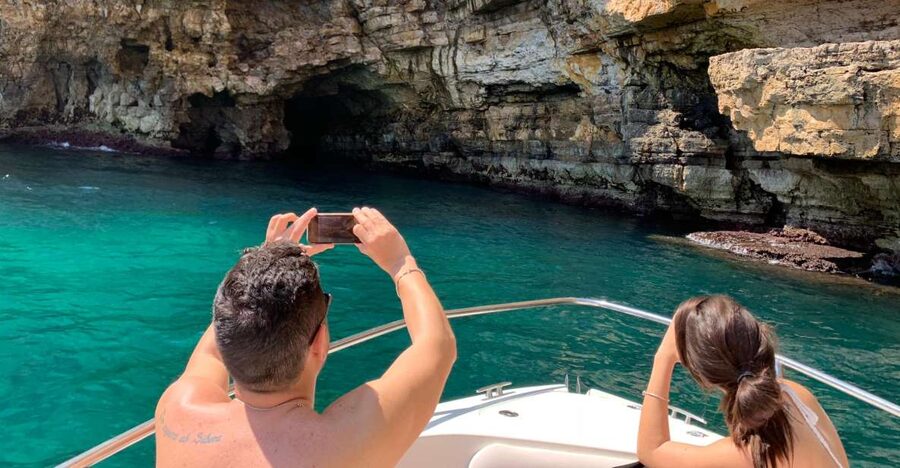 Polignano a Mare: Cave Boat Tour with Aperitif - From San Vito Abbey to the First Coastal Caves