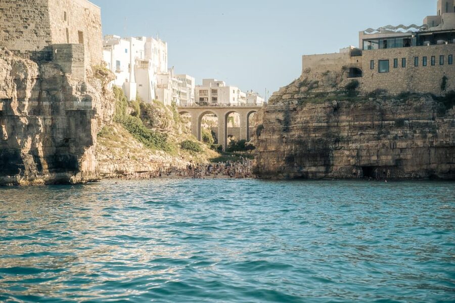 Polignano Sea Caves: Boat Tour with Snorkeling & Aperitif - Grotta Palazzese is the grandest photo stop