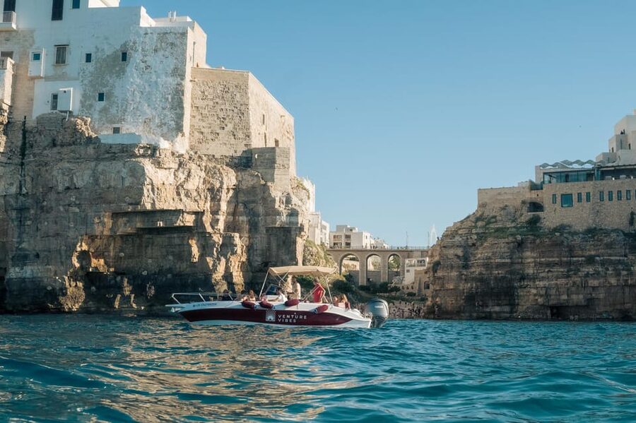 Polignano Sea Caves: Boat Tour with Snorkeling & Aperitif - Hermit’s Rock and the final secret stops