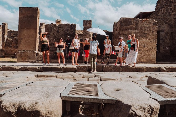 Pompeii and Mount Vesuvius Small Group Tour - Riding up Vesuvius by minibus