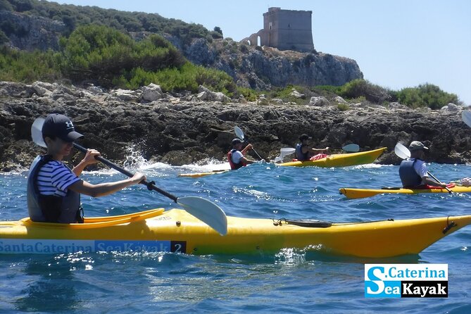 Porto Selvaggio kayak tour + cliff diving + cold spring immersion - Porto Selvaggio bay and the cold spring plunge
