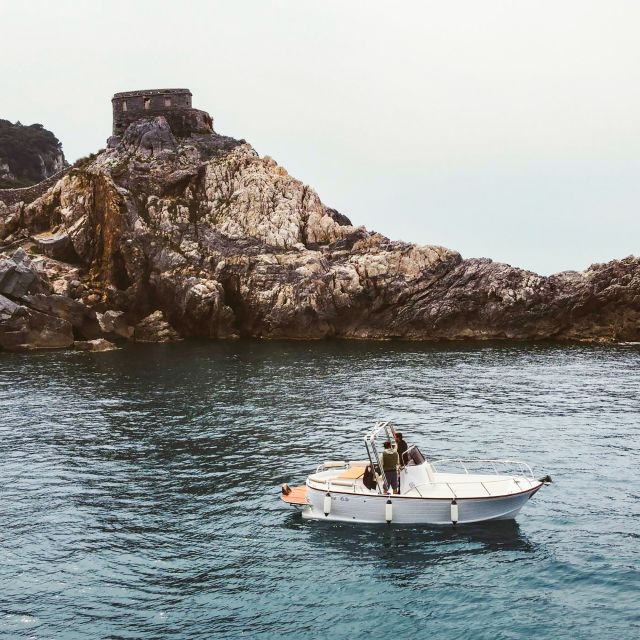Portovenere: Isola Palmaria, Tino, and Tinetto Boat Tour - Torre Scola adds a historical layer