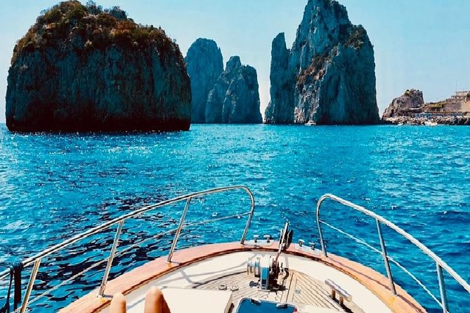 Private Island of Capri by Boat - Red Grotto: Color Along the Waterline