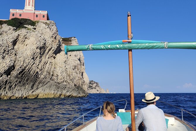 Private tour in a typical Capri boat - Capri from the water, not the crowds