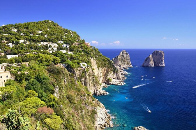 Private tour in a typical Capri boat - The White Grotto and Villa Malaparte