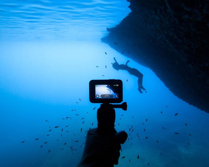 Procida: Boat Tour with Swimming Stops and Underwater Photos - Two swim stops and the snorkeling time