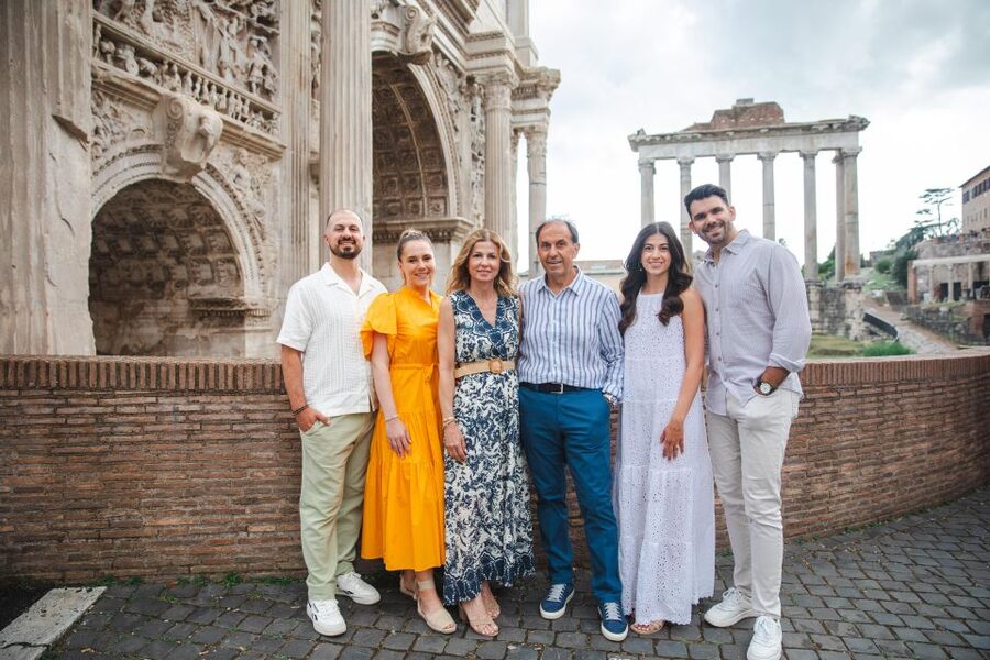 Professional Photoshoot in Rome - Walking between locations is part of the session