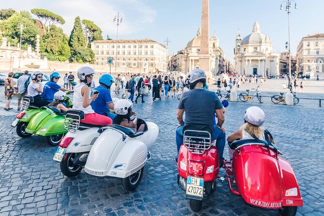 Rome Afternoon Sightseeing Vespa Sidecar Tour with Gourmet Gelato - The gelato stop is more than a sweet extra